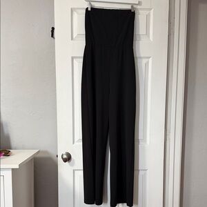 Guess Black Strapless Jumpsuit